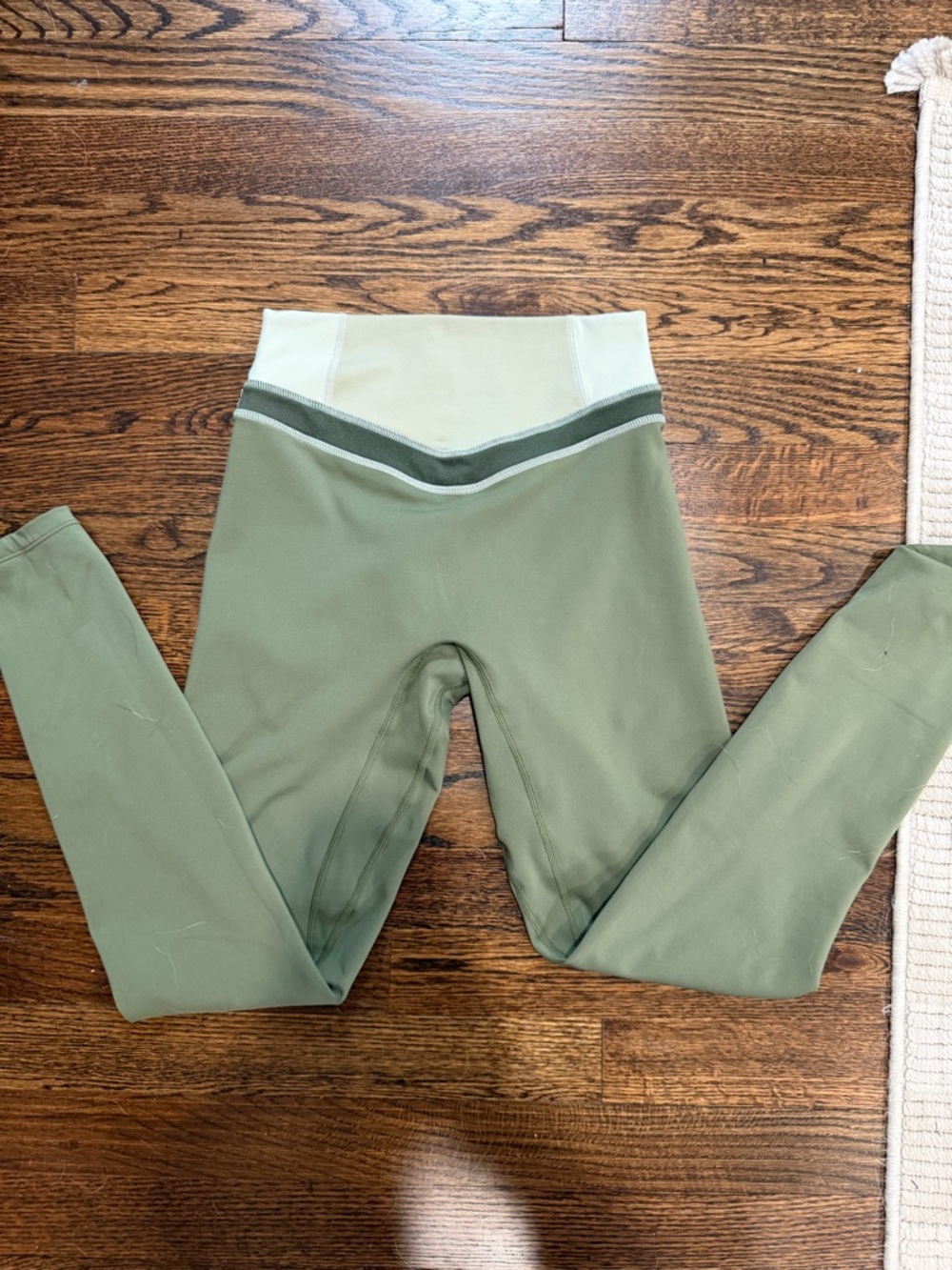 Vitality pulse High-Waist Olive Green Leggings